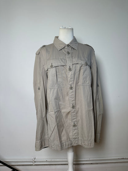 Vintage Burberry Cotton Blend Jacket Beige L