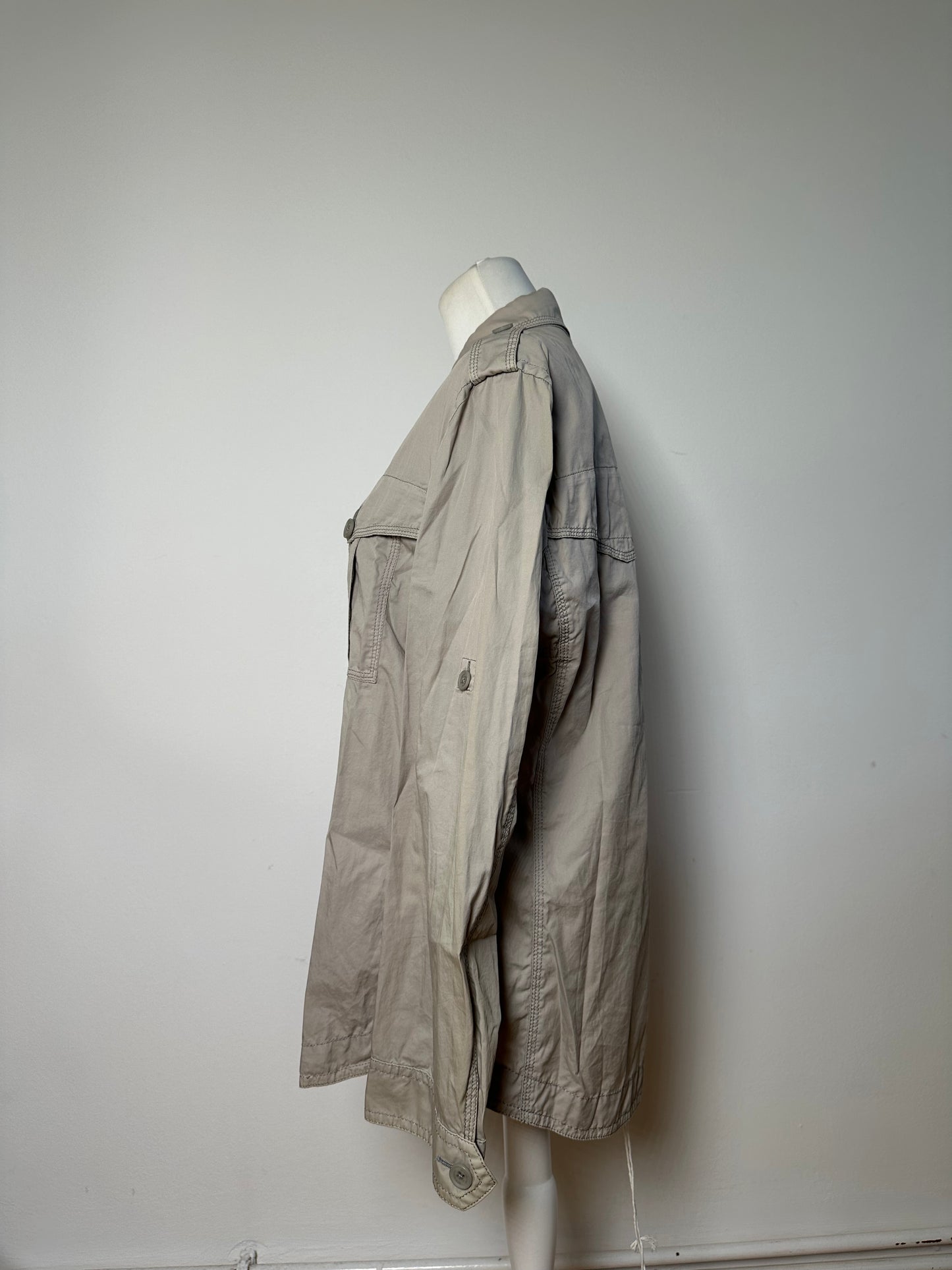 Vintage Burberry Cotton Blend Jacket Beige L