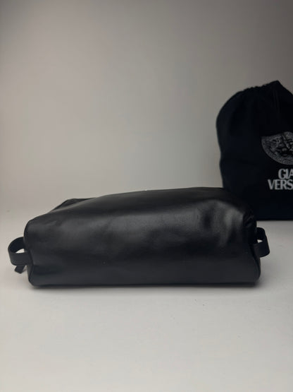 Vintage Gianni Versace Leather belt bag black