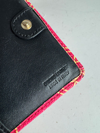 Vintage Vivienne Westwood Leather Wallet Red Beige