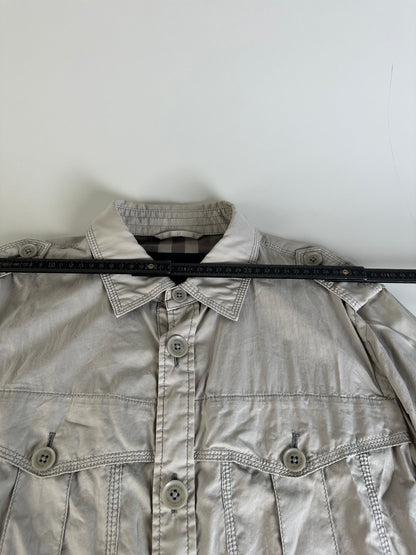 Vintage Burberry Cotton Blend Jacket Beige L