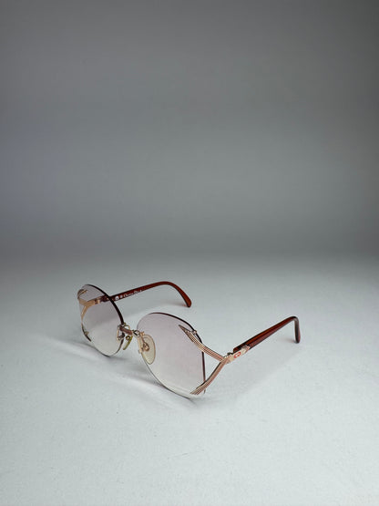 Vintage Framless Dior sunglasses purple