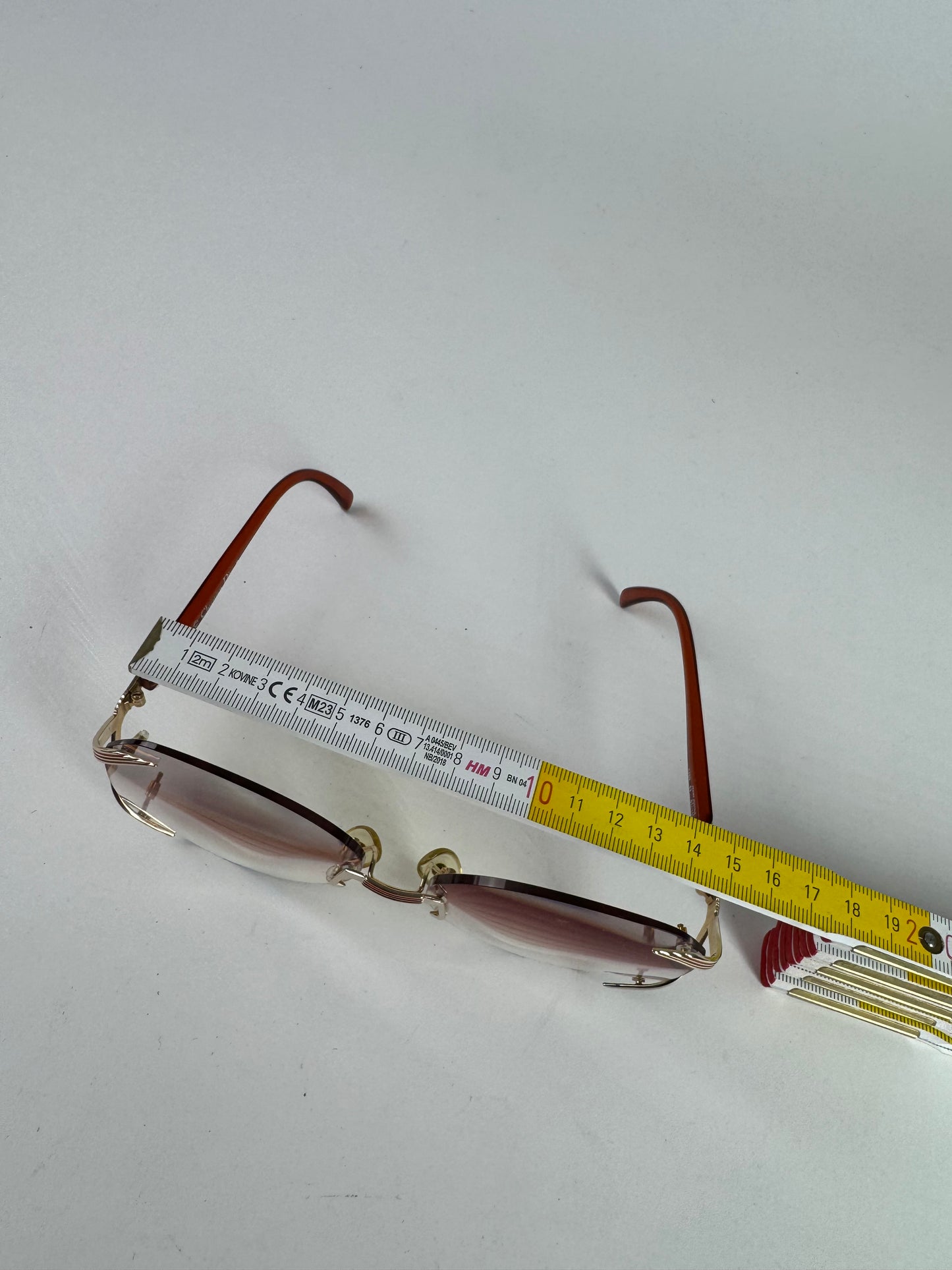 Vintage Framless Dior sunglasses purple