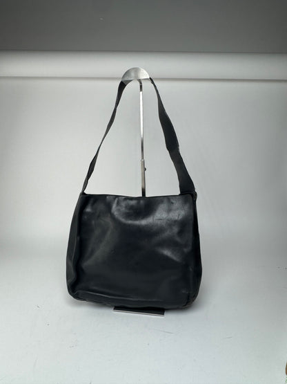 Sac vintage en cuir noir Salvatore Ferragamo
