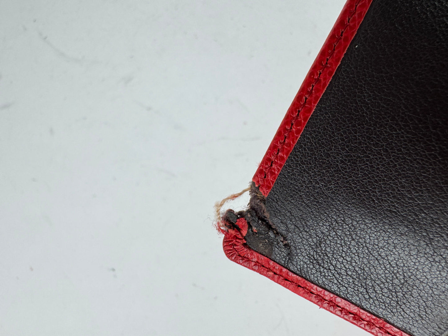 Vintage Loewe Madrid Leather Wallet Red