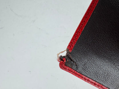 Vintage Loewe Madrid Leather Wallet Red