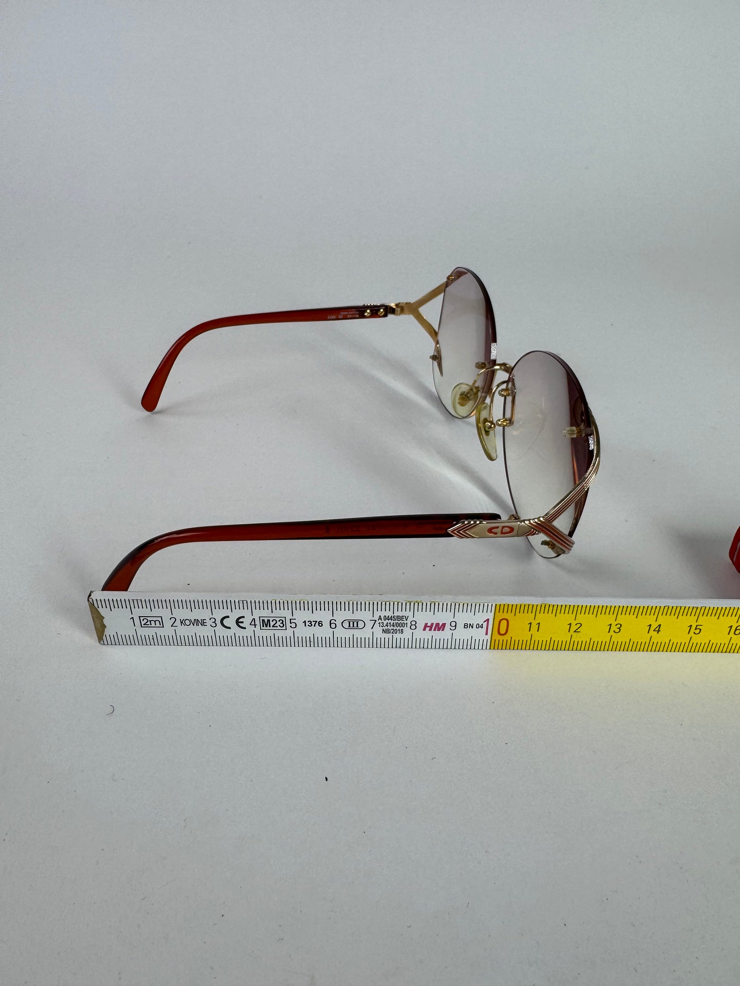 Vintage Framless Dior sunglasses purple