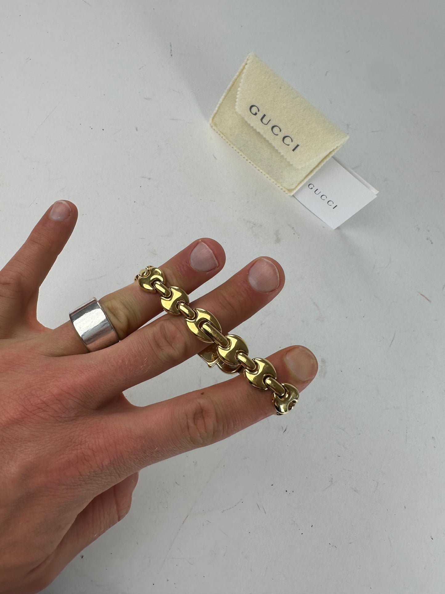 Vintage Gucci 1800 L Gold Plated Quartz Watch OFF