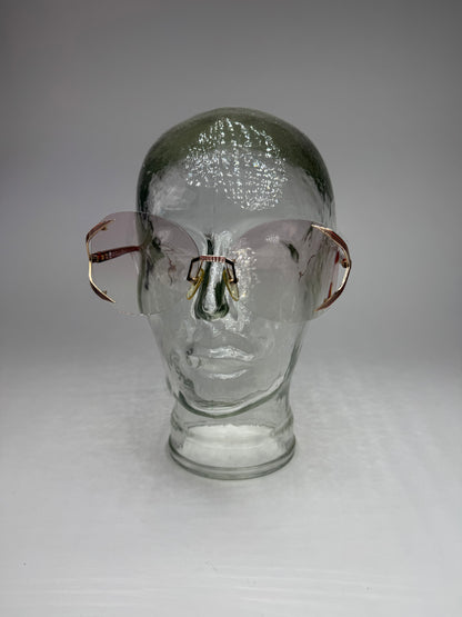 Vintage Framless Dior sunglasses purple