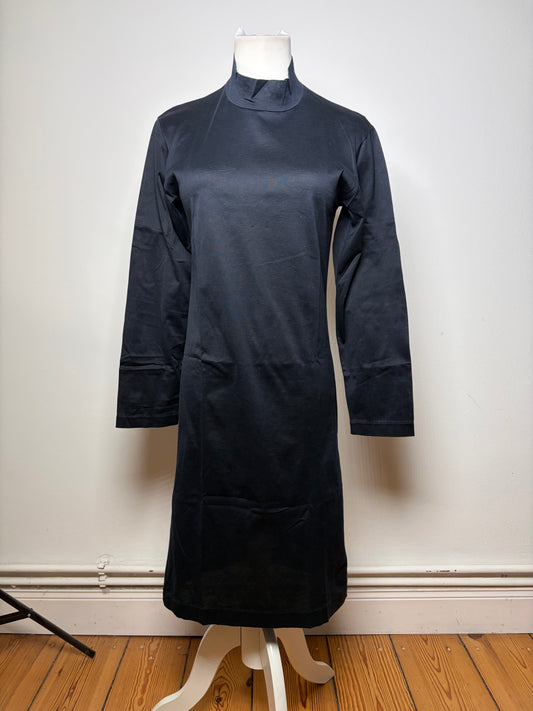 Vintage Comme des Garçons Long Sleeve Cotton Dress Navy M