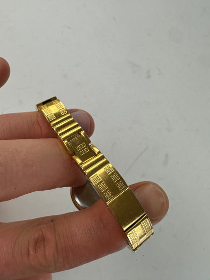 Vintage Givenchy 4G Gold Plated Quartz Watch Gold