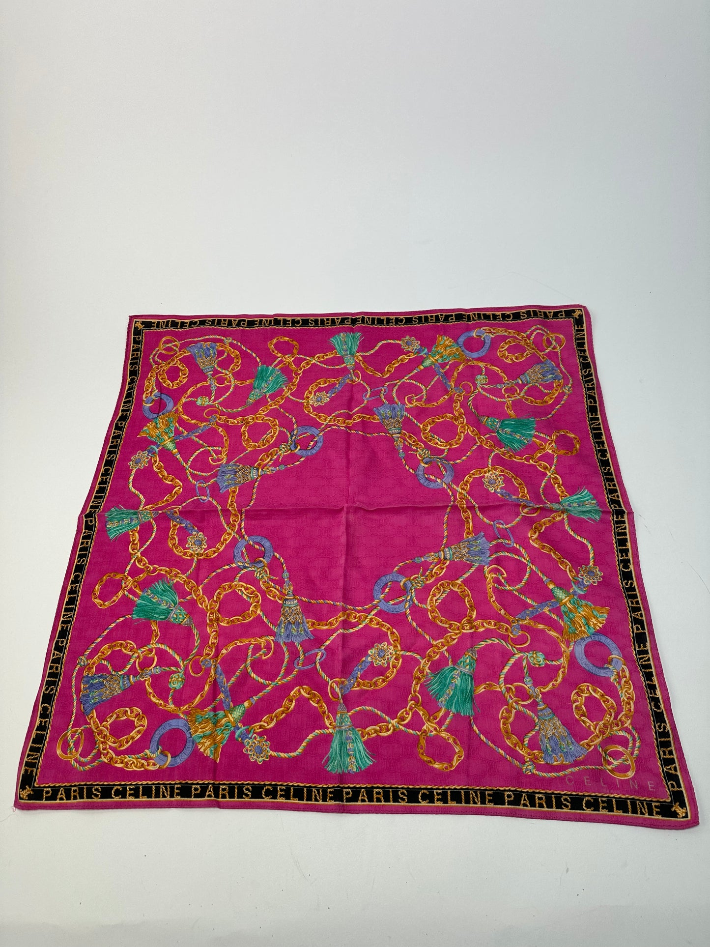 Vintage Celine Paris scarf Purple