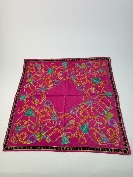 Vintage Celine Paris scarf Purple