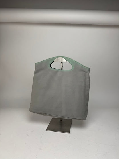 Vintage Salvatore Ferragamo Reversible Tote Bag Black Grey