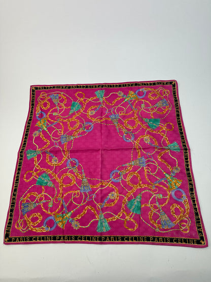 Vintage Celine Paris scarf Purple