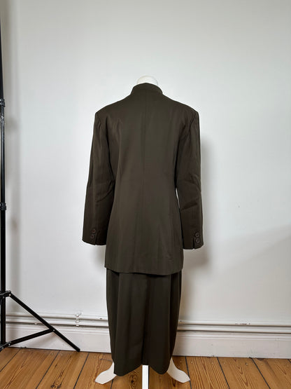 Vintage Chloe Wool Twin Set Blazer Dark Olive M