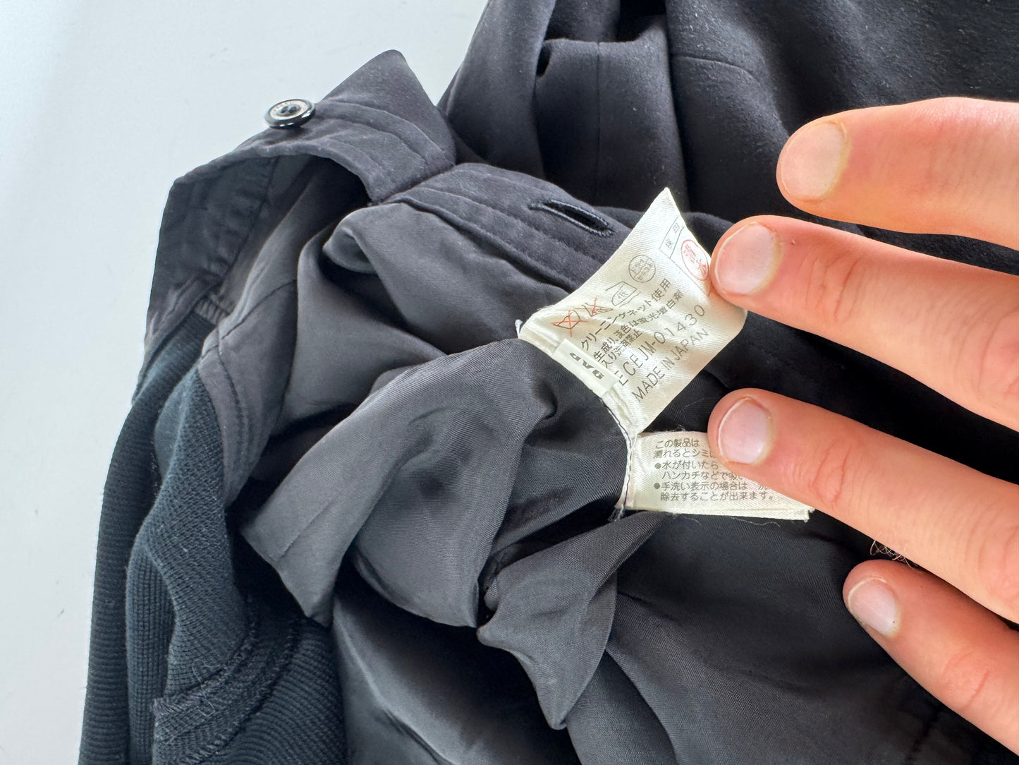 Vintage Courreges Cotton Leather Dress 36/S Black