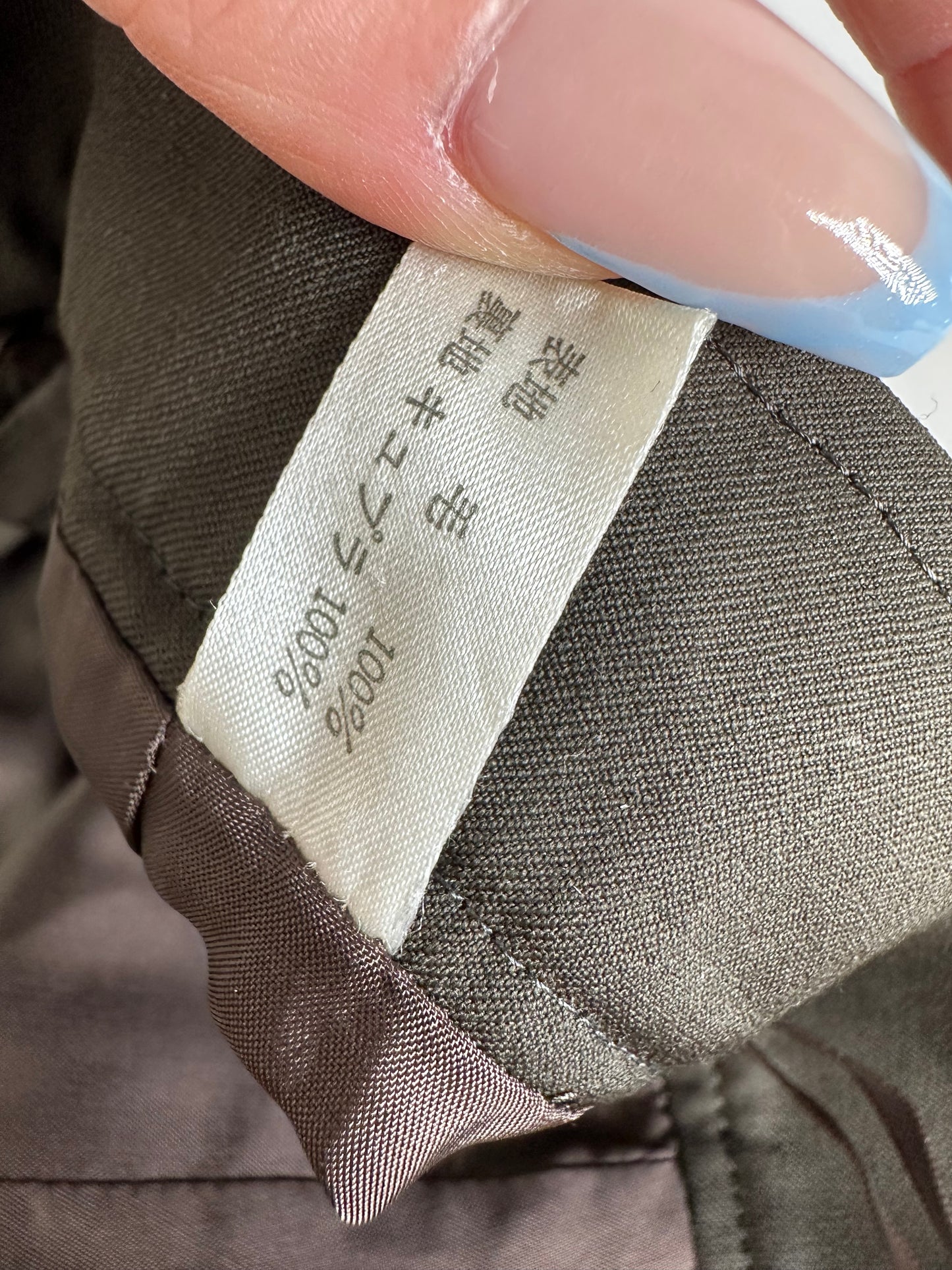 Vintage Chloe Wool Twin Set Blazer Dark Olive M