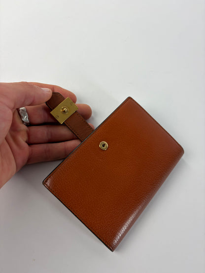 Vintage Givenchy 4G Logo Bifold Wallet Late 1970s Brown