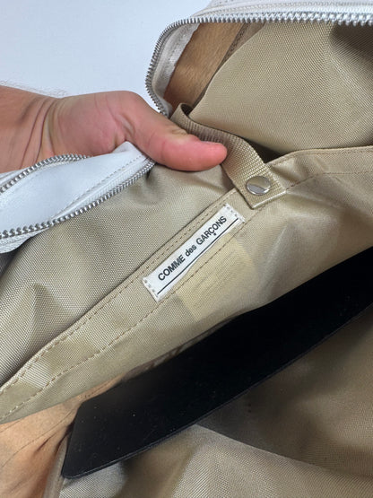 Sac en cuir vintage Comme Des Garçons blanc