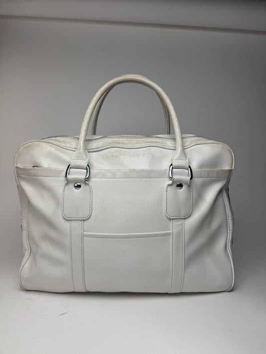 Sac en cuir vintage Comme Des Garçons blanc