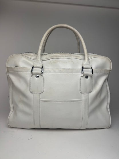 Sac en cuir vintage Comme Des Garçons blanc