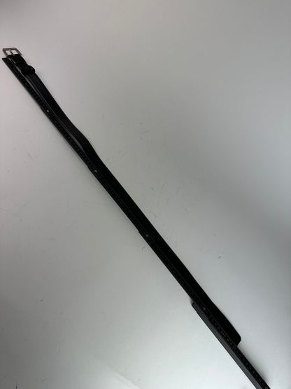 Vintage Dior Leather Belt Black