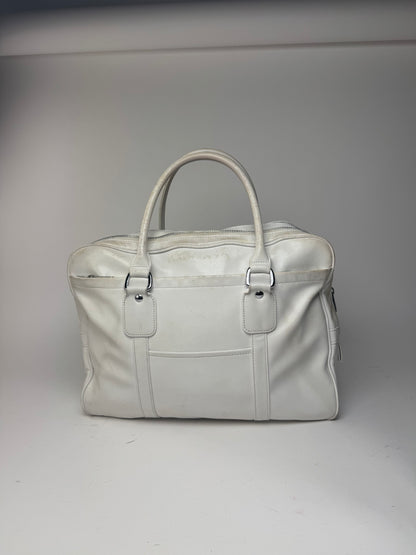 Sac en cuir vintage Comme Des Garçons blanc
