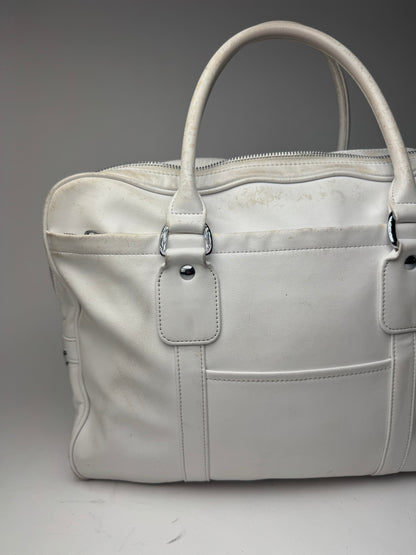Sac en cuir vintage Comme Des Garçons blanc