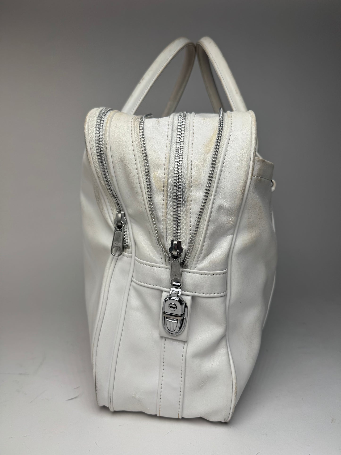 Sac en cuir vintage Comme Des Garçons blanc