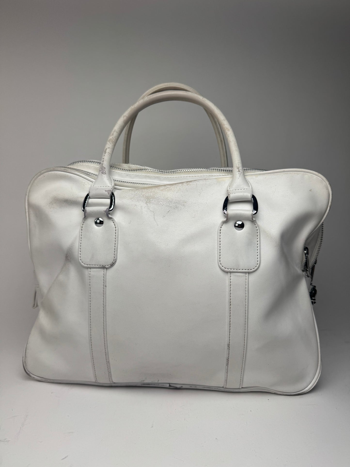 Sac en cuir vintage Comme Des Garçons blanc