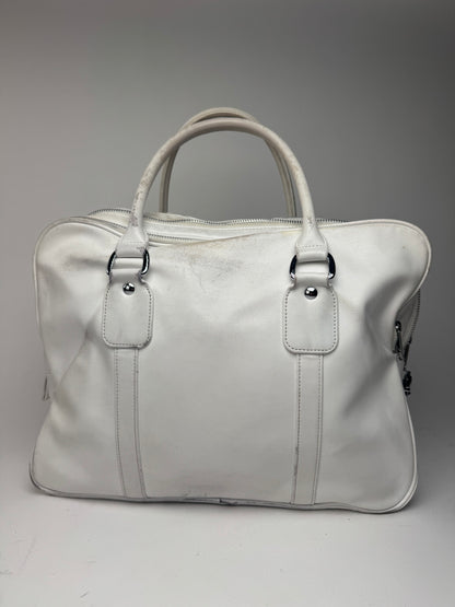Sac en cuir vintage Comme Des Garçons blanc