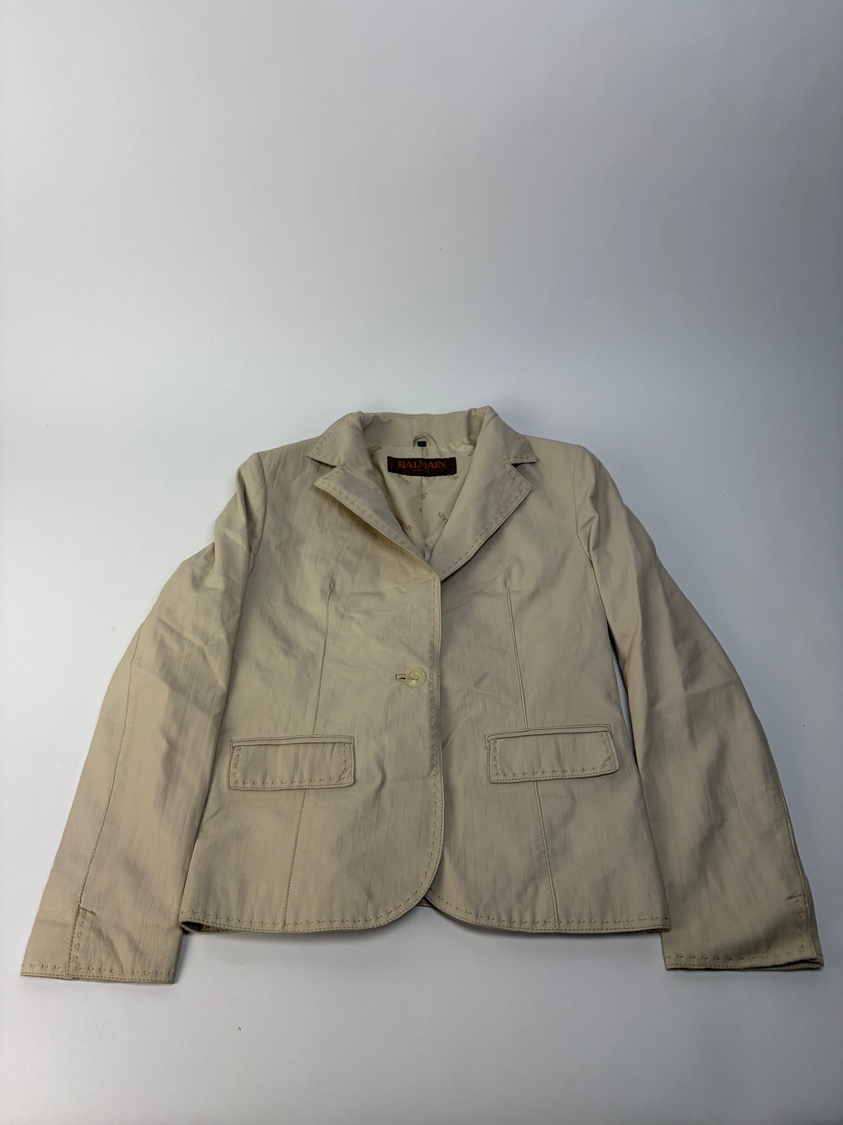 Vintage Balmain Blazer Light Beige M
