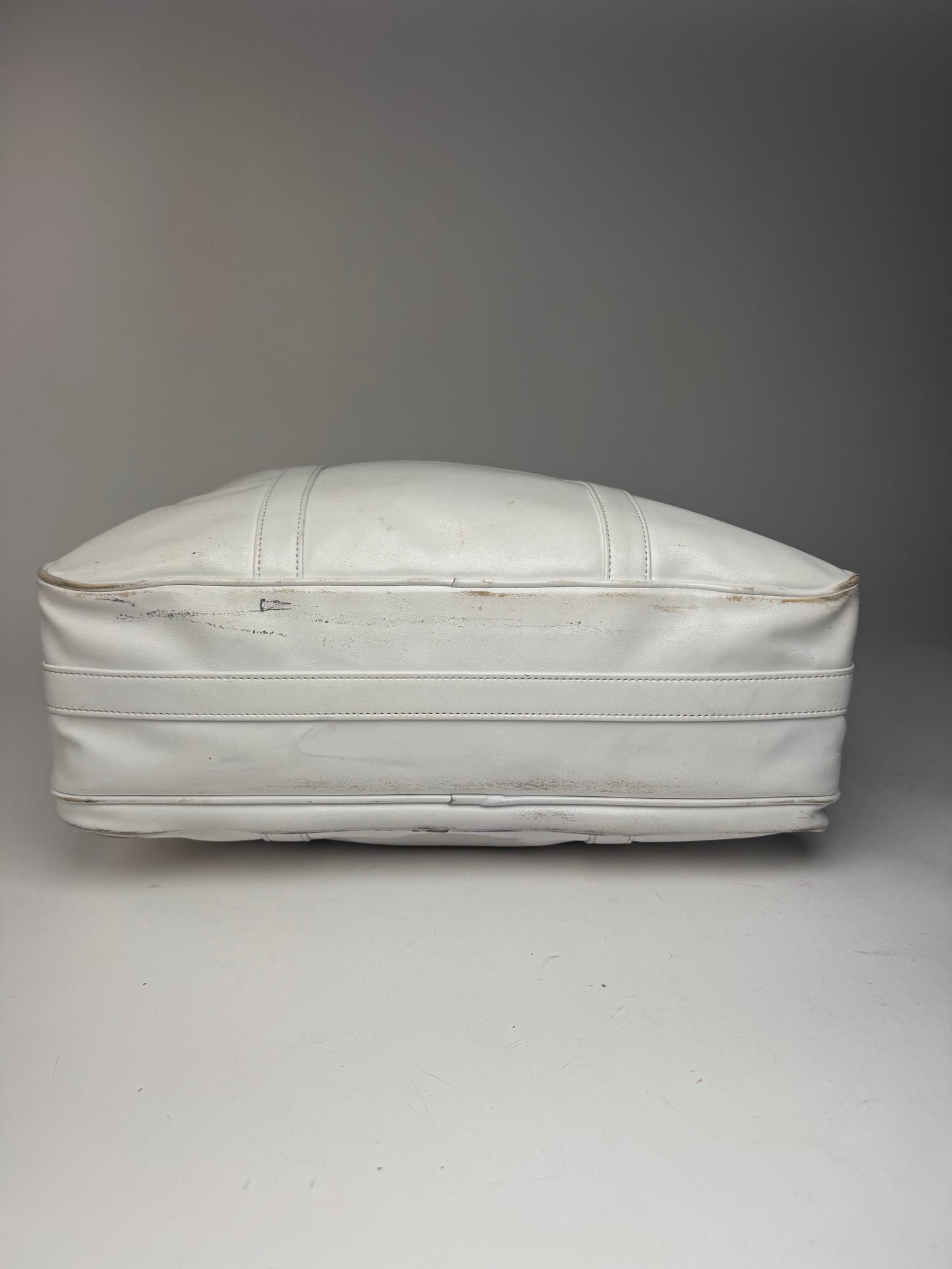 Sac en cuir vintage Comme Des Garçons blanc