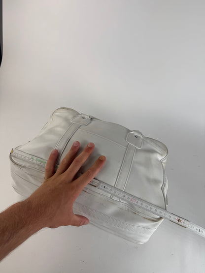 Sac en cuir vintage Comme Des Garçons blanc