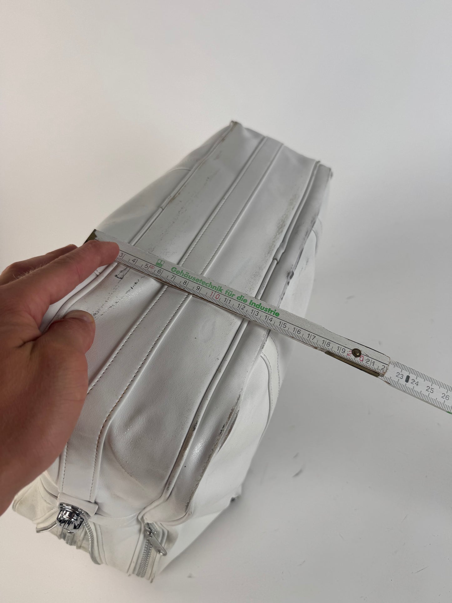 Sac en cuir vintage Comme Des Garçons blanc