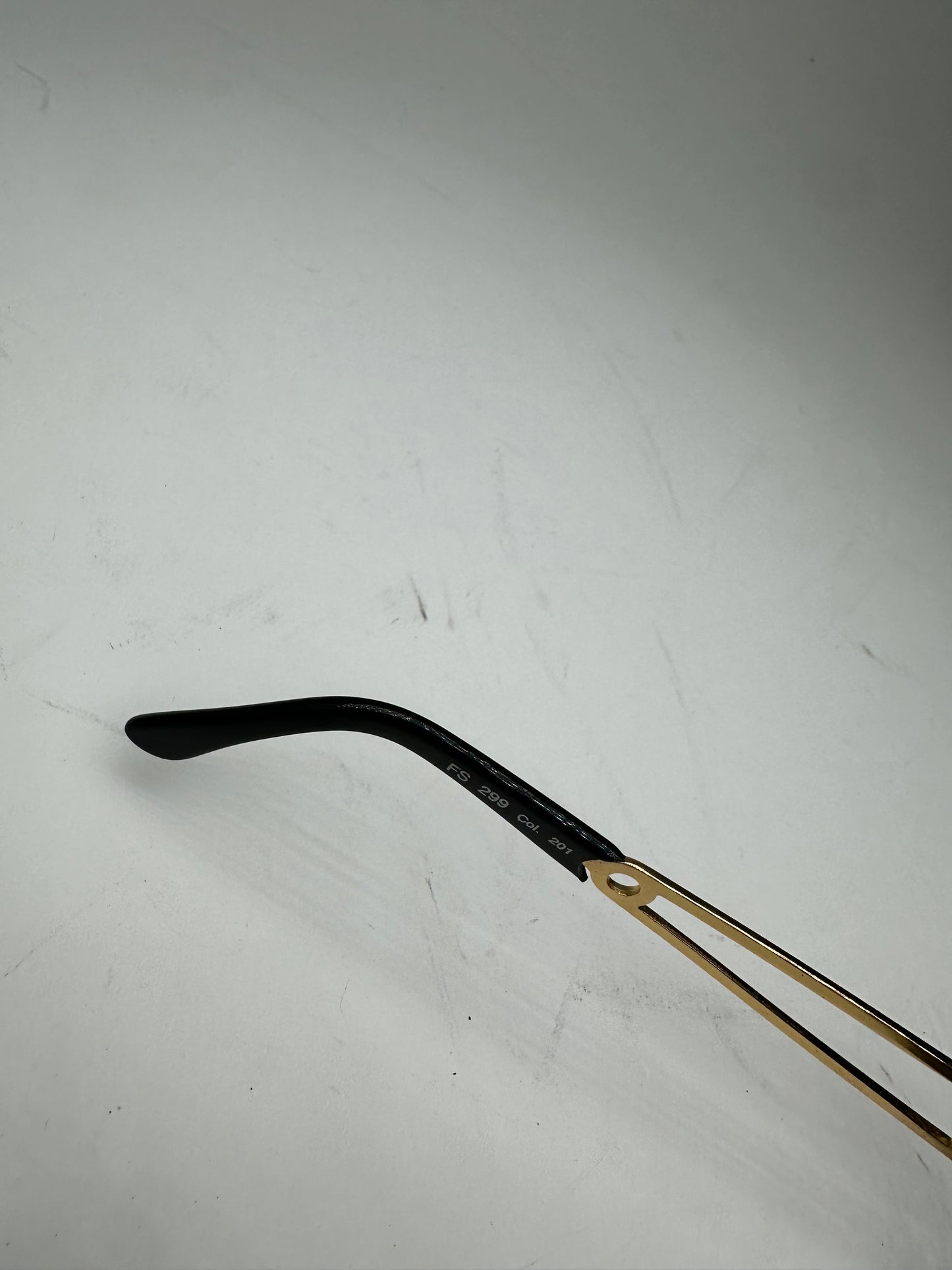 Vintage Fendi Sunglasses Black Gold