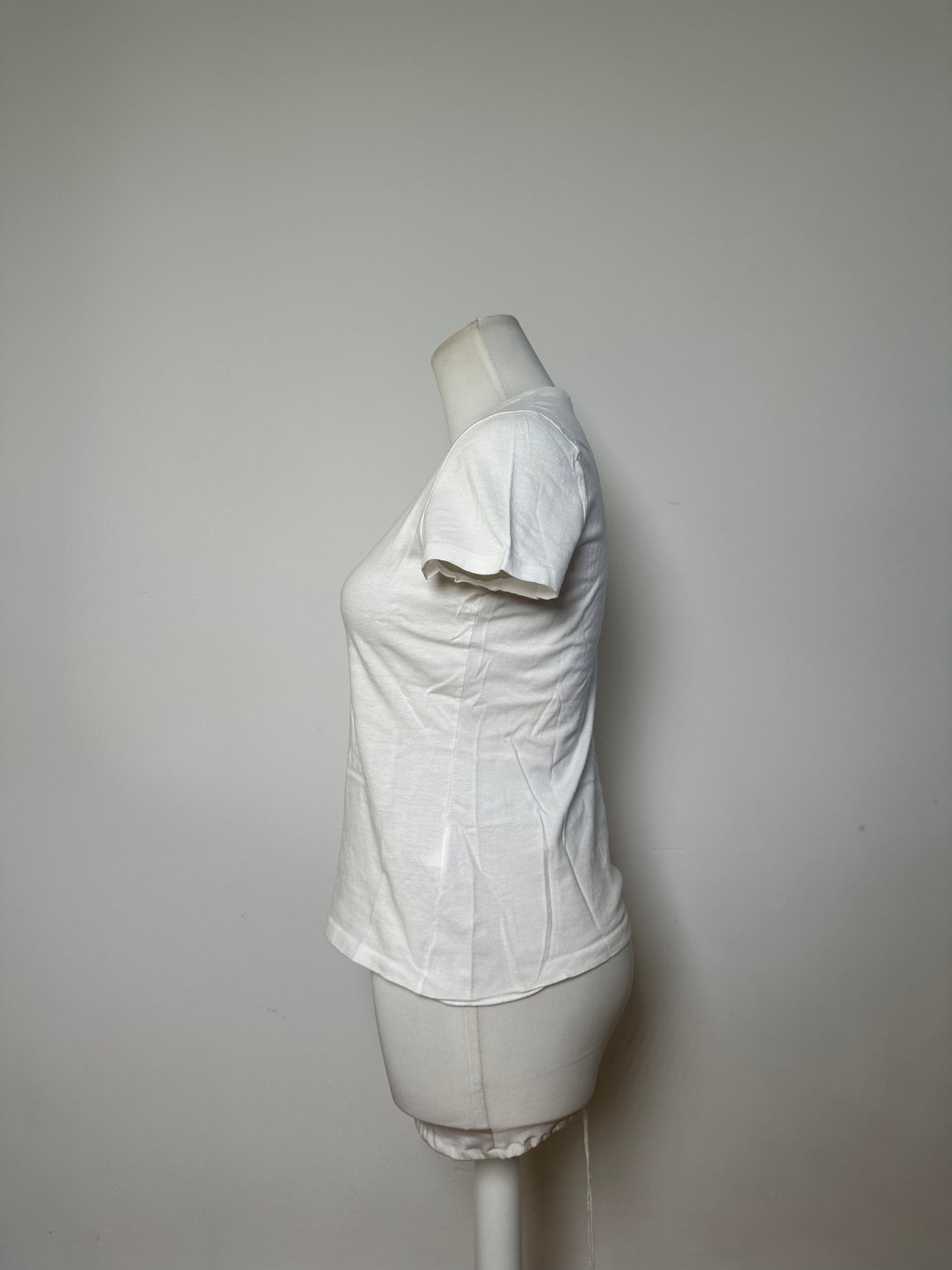 Vintage Gucci Logo Cotton T-Shirt White XS