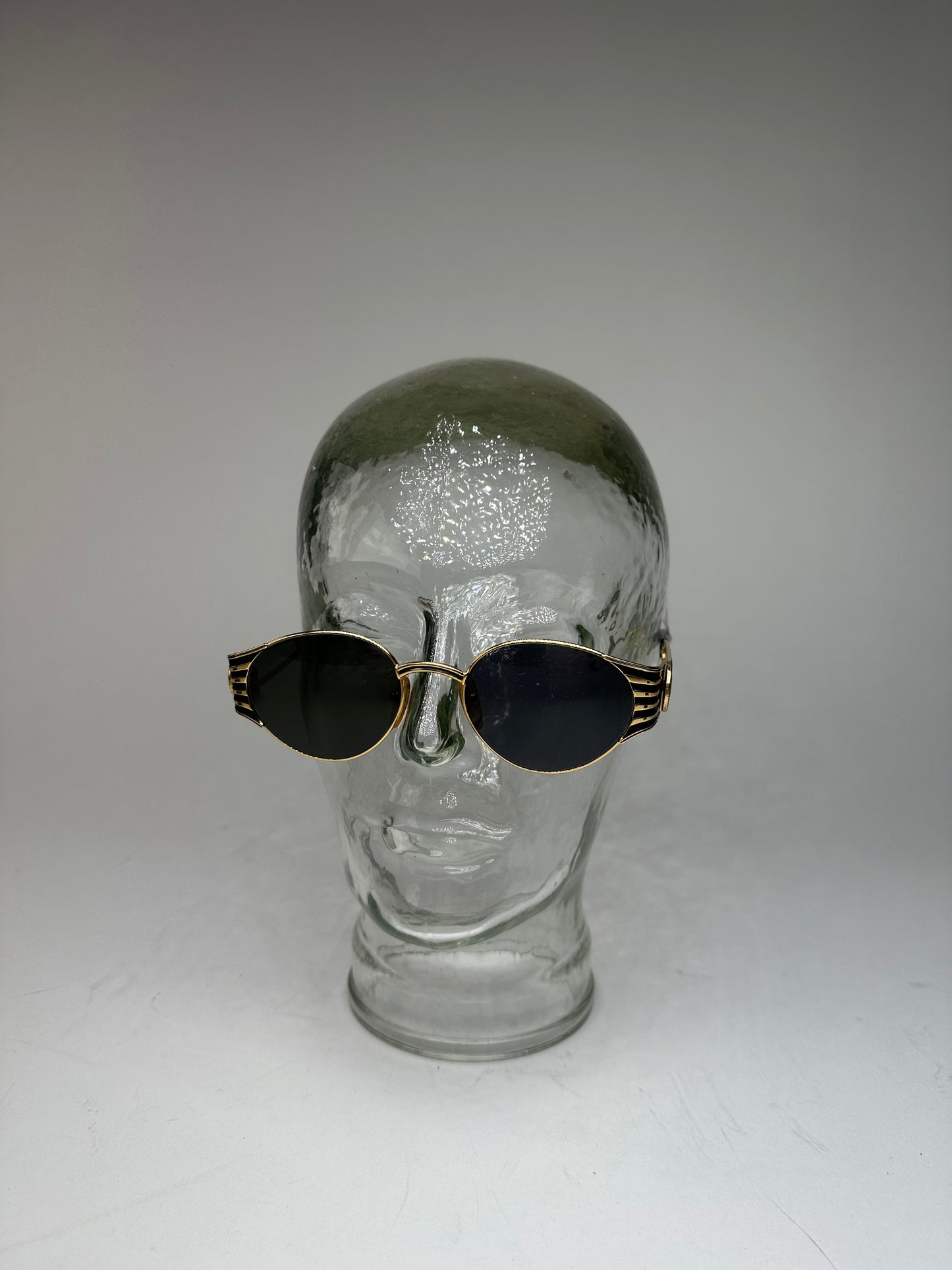 Vintage Fendi Sunglasses Black Gold