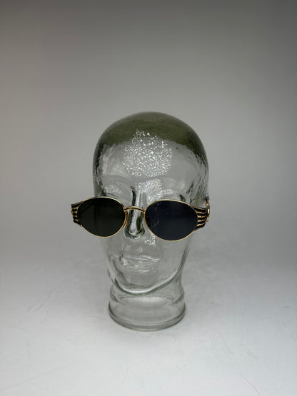 Vintage Fendi Sunglasses Black Gold