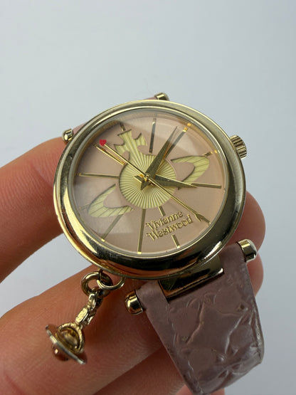 Vintage Vivienne Westwood Wristwatch Pink Gold c. 2010s
