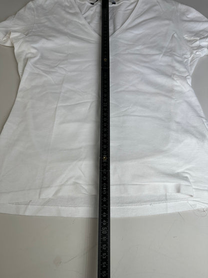 Vintage Gucci Logo Cotton T-Shirt White XS
