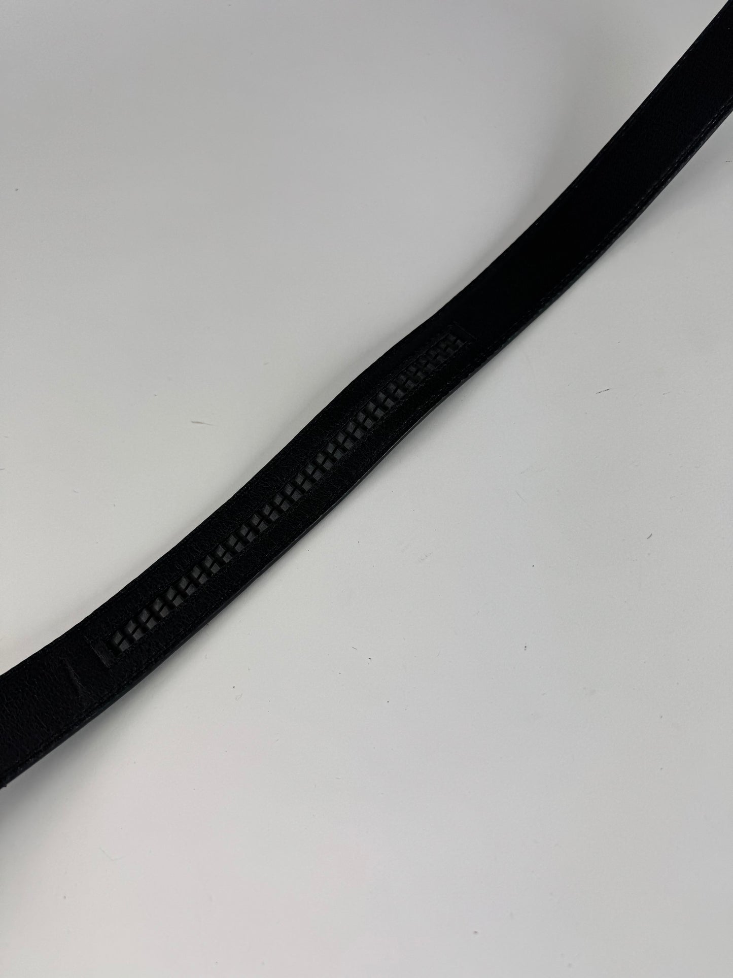 Vintage Celine Paris Leather belt black