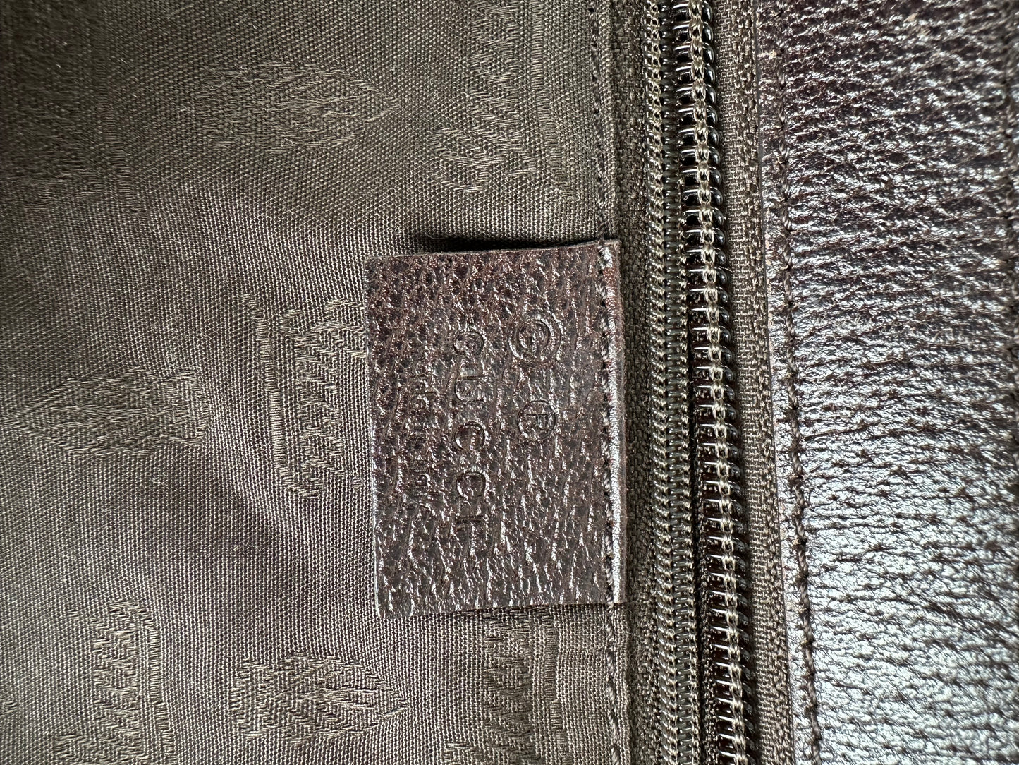 Vintage Gucci GG Canvas Shoulder Bag Brown