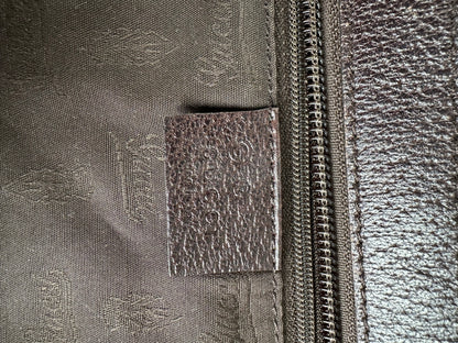 Vintage Gucci GG Canvas Shoulder Bag Brown