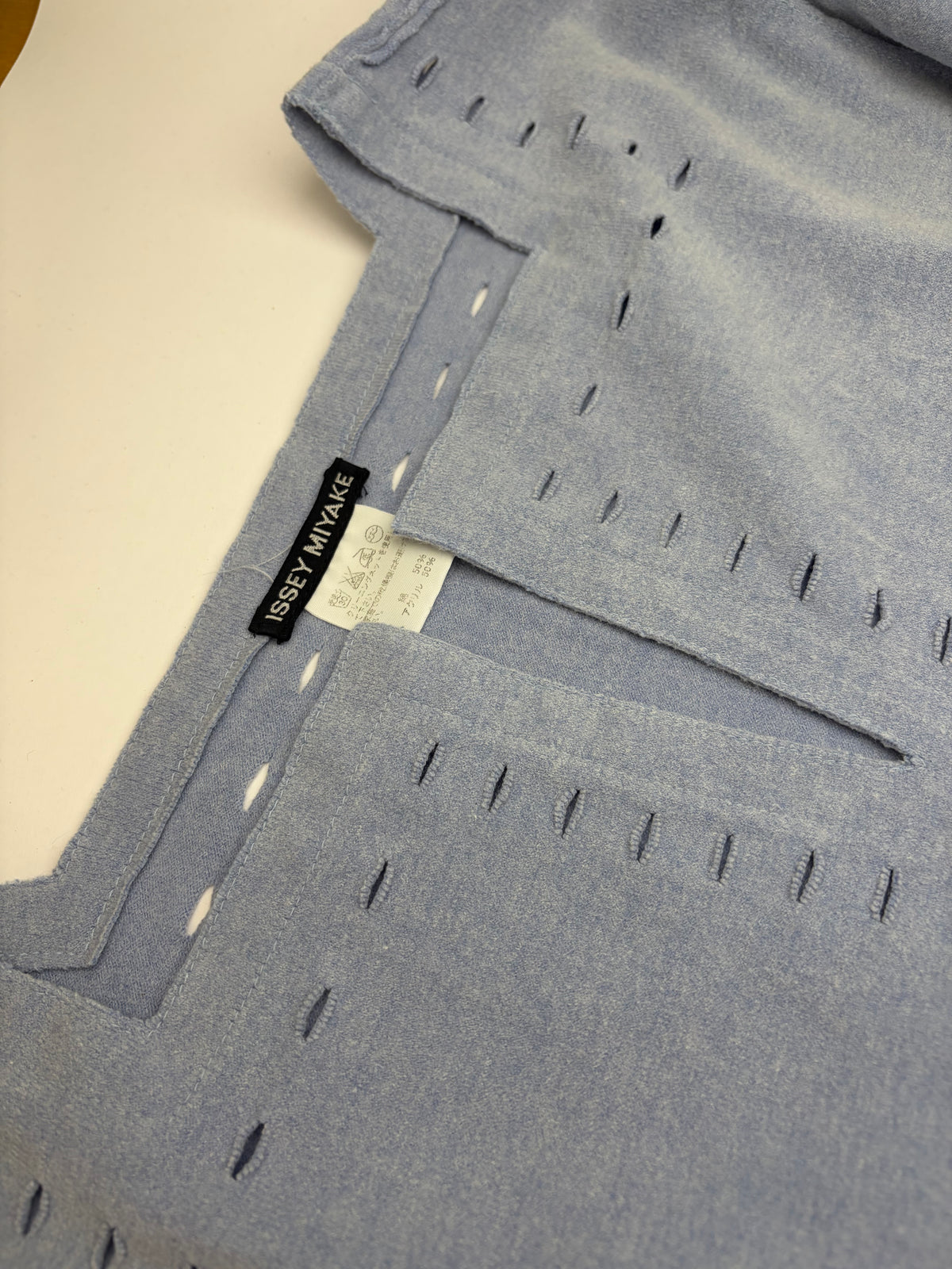 Vintage Issey Miyake Long Dress Light Blue M