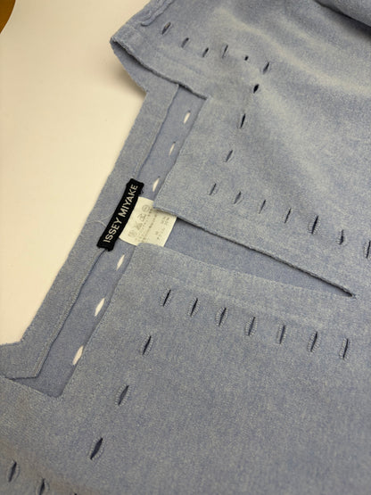 Vintage Issey Miyake Long Dress Light Blue M