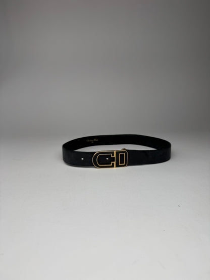 Vintage Dior Leather belt black