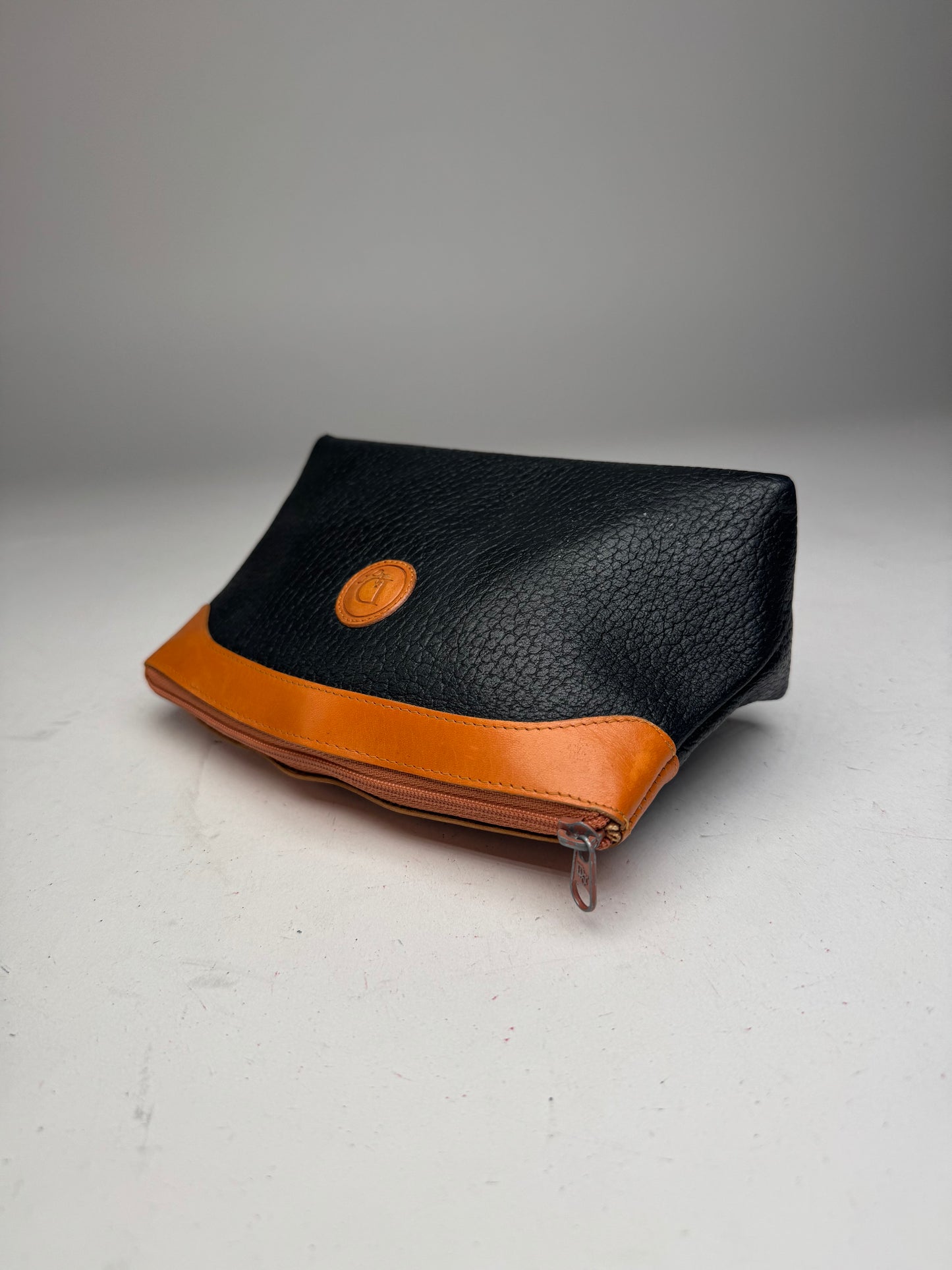 Vintage Dior Leather Clutch black brown