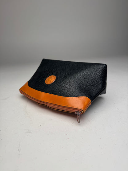 Vintage Dior Leather Clutch black brown